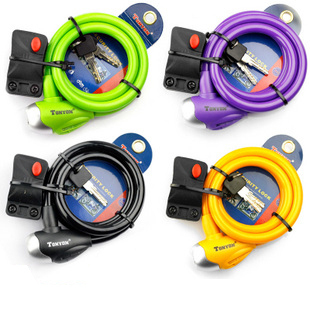 Tonyon general multicolour lock folding bike mountain bike road bike bicycle special lock ty561(China (Mainland))