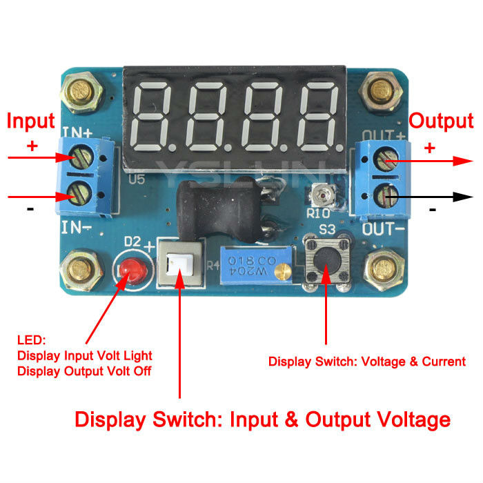 Купить 4.5 dc регулятор напряжения 20 шт 20Вт ~ 24v 1 ~ 20v 2a бак ...