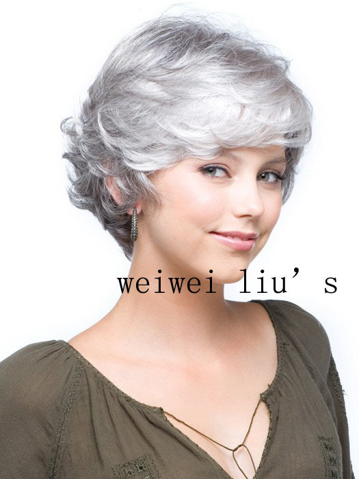 silver hair style