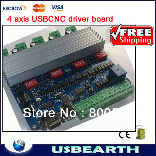 Купить 4 оси usb контроллера ЧПУ usbcnc водитель Совет в интернет ...