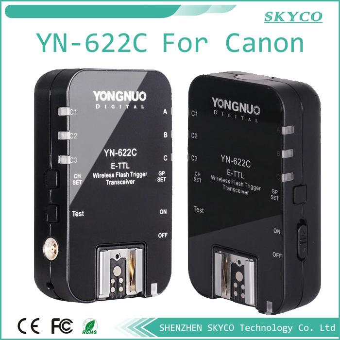 Yongnuo YN 622C Wireless ETTL HSS 1 8000S Flash Trigger 2 Transceivers for Canon 1100D 1000D