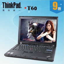 Used laptop T60 14-inch dual-core 1.83G  2G/120G DVD rom  wireless wifi utrathin windows xp or windows 7 Super Netbooks