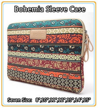 Pop Fashion Bohemia Laptop Sleeve Case 10,11,12,13,14,15 inch Computer Bag, Notebook,For ipad,Tablet, For MacBook,Free Shipping.