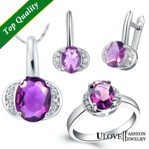 Wholesale Jewelry Sets 925 Sterling Silver Full CZ Zircon 2014 Bijoux ...