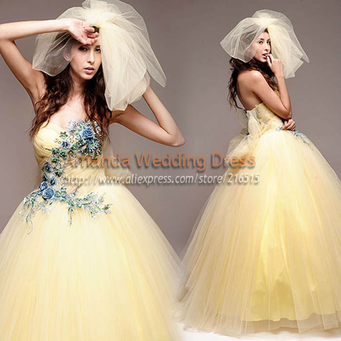 Wedding Dresses Blue And Yellow Short Wedding Dresses Blue And Yellow 94