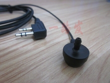 air acoustic tube 2 pin earpiece radio walkie talkie headset throat mic microphone for kenwood baofeng