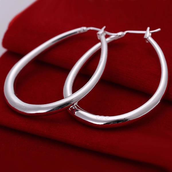 925 silver earrings 925 sterling silver fashion jewelry earrings beautiful earrings high quality Solid U Shape