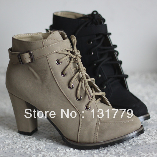 free shipping ladies high heel sport shoes nubuck black shoes women s autumn and winter sports