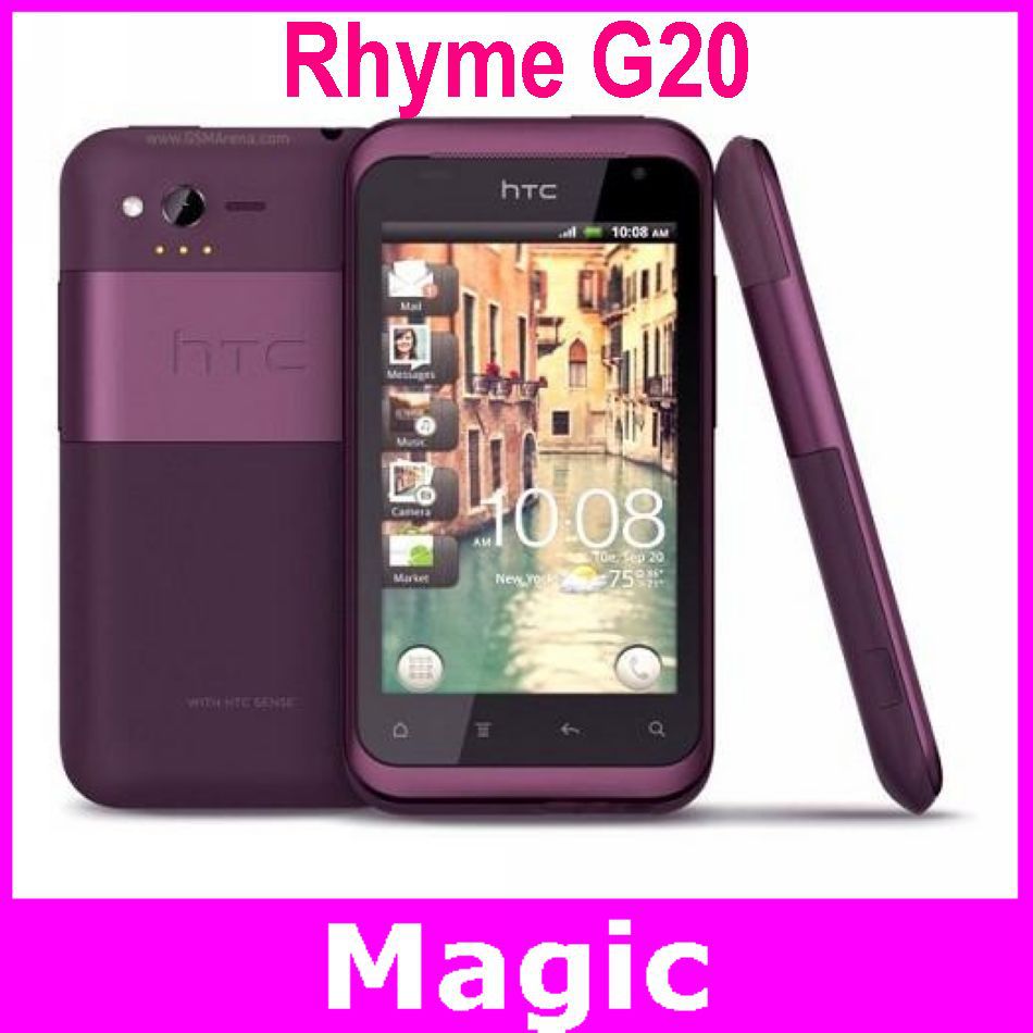 Original Unlocked HTC Rhyme S510b G20 Mobile Phone GPS Wi Fi 5 0MP Camera 3 7