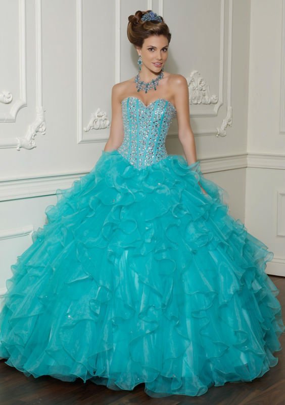 Sexy Sweetheart Quinceanera Dresses Bridal Prom Party Ball Gown 6 8 10 12 14 16