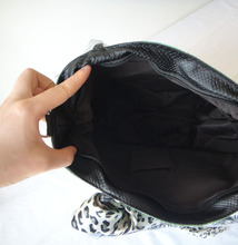 A93 green Hot sale lady s unique bag PU Size 32x41cm 4 different colors Two function