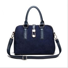 2013 Korean new handbag lock shoulder portable diagonal header layer of matte leather free shipping