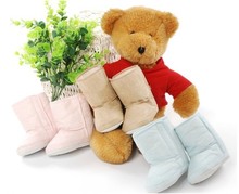 2015 New Fashion Super Warm Winter Baby Ankle Snow Boots Infant Shoes Pink Khaki Antiskid Keep