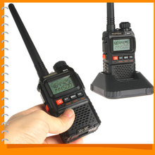 BaoFeng UV-3R Plus Dual Band Walkie Talkie 2 Two Way Radio Transceiver 136-174 / 400-470MHz – 99 Channels / 1 Emergency Channel