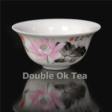 14pcs Chinese Porcelain Gongfu Set For Tea Ceremony 1 Ceramic Gaiwan 8 Bone China Tea Cups