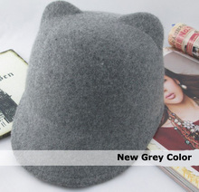 New 2014 Autumn Women s Devil Hat Punk Fashion Unique Lovely Cute Kitty Cat Ears hat