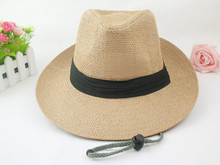Male summer along the large straw hat sun hat outdoor hat fedoras female sunbonnet sun panama