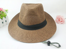 Male summer along the large straw hat sun hat outdoor hat fedoras female sunbonnet sun panama