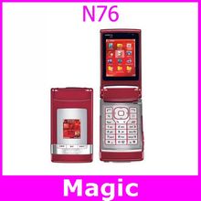 Russia language Original Unlocked Nokia N76 Mobile Phone 2MP Camera Jave Bluetooth mp3 player FM radio
