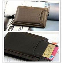 HOT!New Fad Men Fashion PU Leather Wallet Pockets Card Clutch Bifold Purse q07