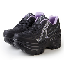 New 2014 spring fashion sneakers for women PU platform sneakers height Increasing shoes women sneakers breathable