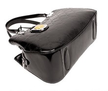 Larento brand women s crocodile handbag classic plaid multi layer japanned leather cowhide shoulder bag graceful