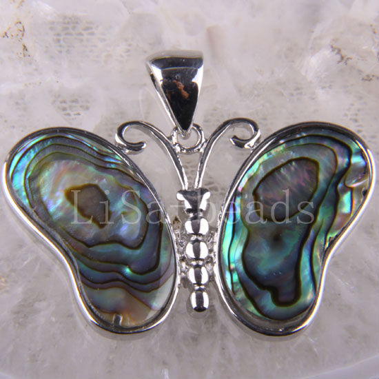 Free-Shipping-Fashion-Jewelry-Butterfly-New-Zealand-Abalone-Shell ...