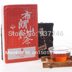 Pu erh tea ripe tea brick tea 200 g puer tea brick brown mountains