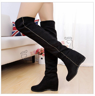 wholasale 2015 Spring autumn women fashion black boots martin wedges boots high heel platform boots free