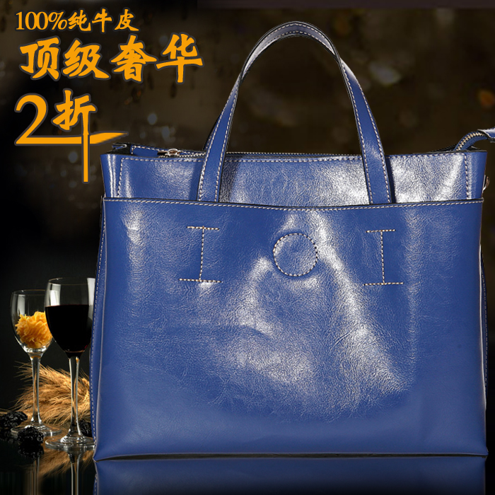 Fashion women s bags 2014 women s genuine leather handbag female vintage handbag one shoulder big