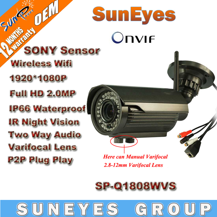 Купить suneyes onvif полное hd 1080p беспроводная ip камера открытый ...