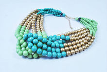 Fashion Jewelry 2013 Unique Multilayer Bubble Chunky Beads Choker Statement Necklace handmade Jewelry For Women XL006