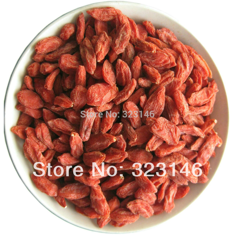 Free shipping Top Grade 1kg Wolfberry Goji Medlar Green food