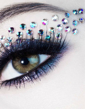 2014 New Arrive Fashion Eye Rock Eyeshadow 6colors 6pairs lot Rhinestone Crystal Tattoos Stickers Eyelid Makeup