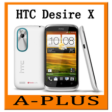 Original HTC Desire X T328e  3G 4.0 TouchScreen 5MP 4GB Dual Core Android GPS WIFI Unlocked Mobile Phone Free Shipping