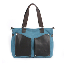 Azolla women s handbag canvas bag messenger bag school bag fashion vintage casual bag