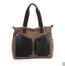 Azolla women s handbag canvas bag messenger bag school bag fashion vintage casual bag