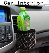 Car outlet STORAGE CADDY vehicle compartment pouch cell phone pocket bags of debris sorting box hanging