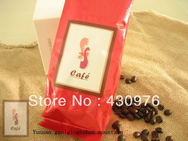 Free shiping coffee s s cafe Chinese Gaoligongshan roasted coffee 227g bag smooth Fruit flavor 