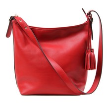 2014 NEW Designer Fashion Tops Genuine Leather Women Shoulder Bags Casual Real Leather Messenger Bag With Tassels Free Shipping