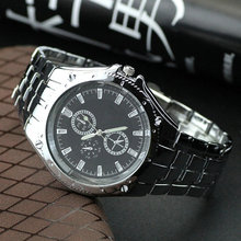 Fashion Jewelry Black Surface Quartz Wrist Watches For Men