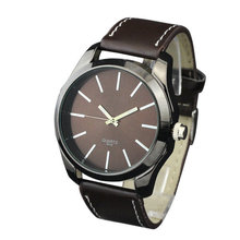 Fashion Men Quartz Wrist Watches Synthetic Leather Unisex Watches