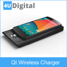 Free shipping wholesale wireless mobile phone charging station with built-in 6000mAh battery for smart phones