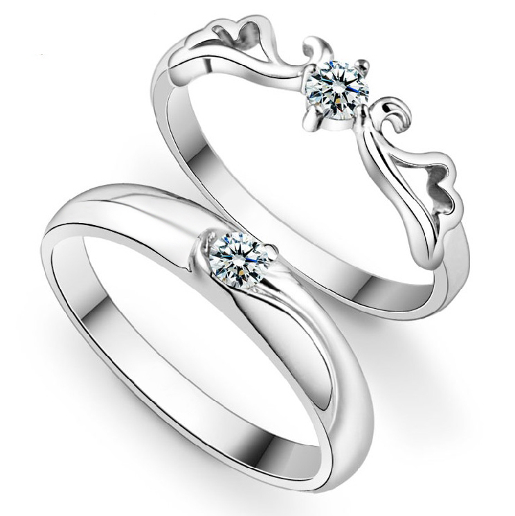 -Brand-New-Clear-CZ-Diamond-Rhinestones-Princess-Crown-Wedding-Ring ...