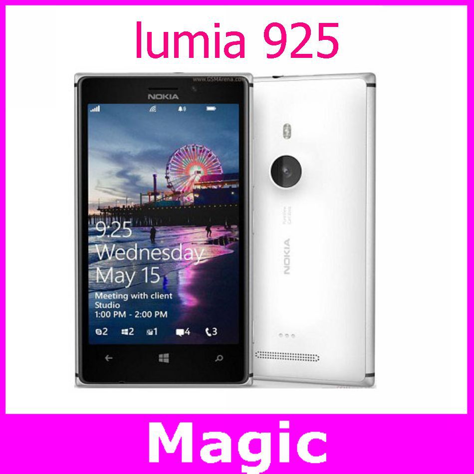 Original Unlocked Nokia Lumia 925 Dual core 4 5 inch Touch screen 8MP Camera GPS WIFI