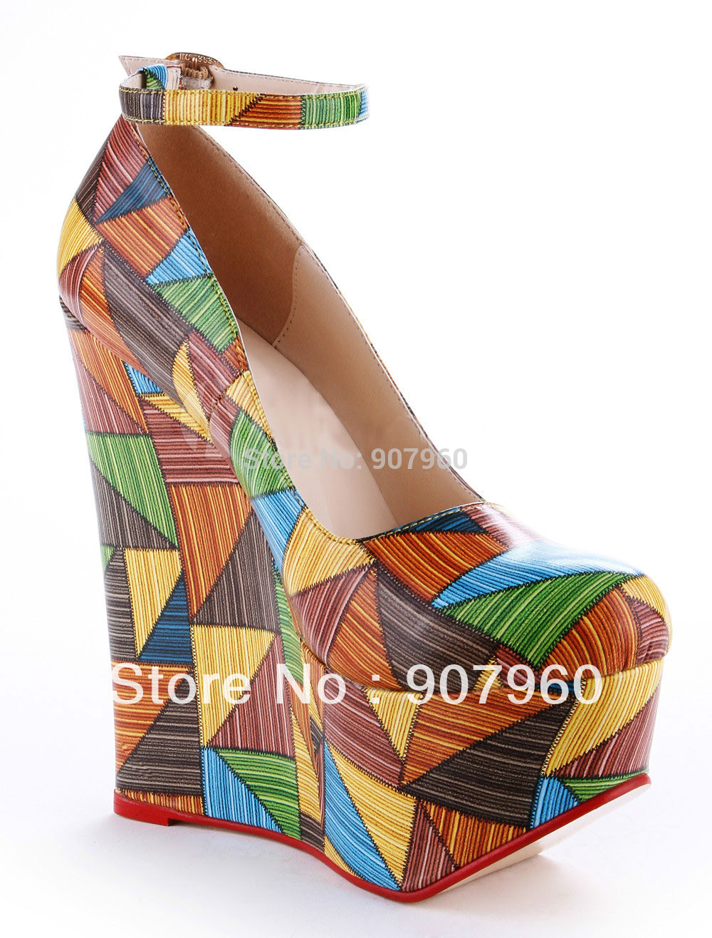 sexy multicolor zappos platform wedge sexy women shoes high heels ...