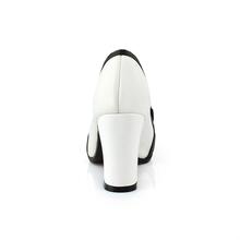 New fashion black and white color block pumps high heeled spring and autumn shoes bow temperament
