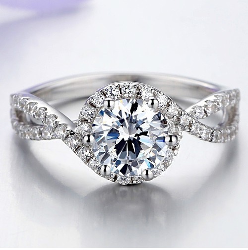 Diamond Rings For Women High Quality Wedding Bridal Anniversay Ring ...