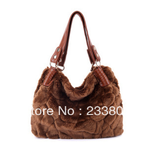 handbag fur bags Winter imitation rabbit large package designer ...