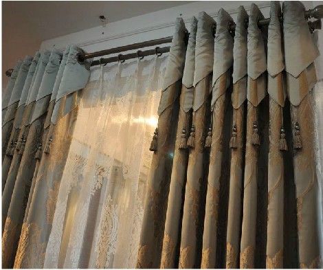 blind cortinas europe luxury curtain fabric jacquard Upholstery ...
